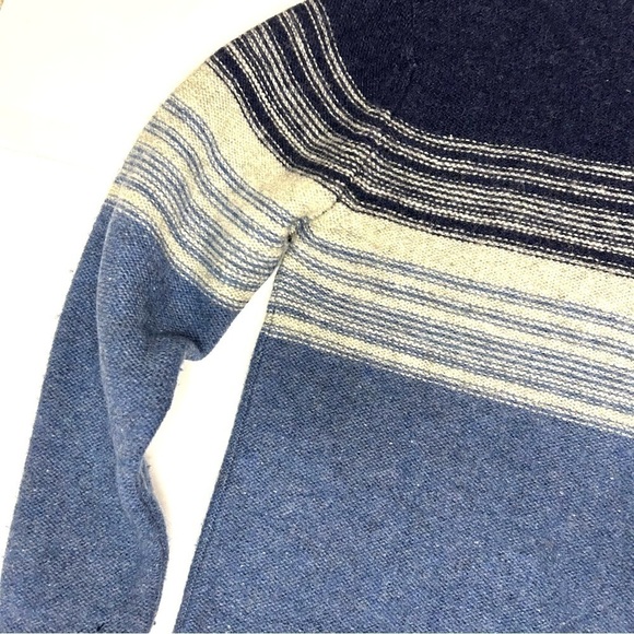 Wool sweater 90s vintage studio works blue Size large - Picture 7 of 11